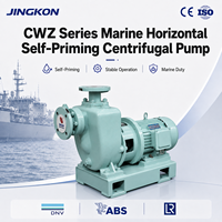 Pompe centrifuge horizontale auto-amorçante CWZ Marine à haut débit pour eau de mer, pour système de refroidissement de navires et plateformes offshore