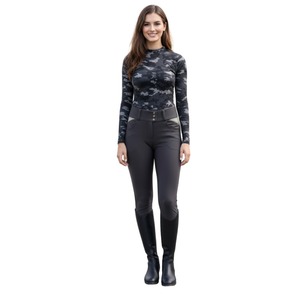 Pantalons d'équitation pour femmes OEM |   Pantalon Jodhpur en polyester avec grip en silicone |   Vêtements d'équitation durables et confortables pour les cavaliers Trai - Product Image 2