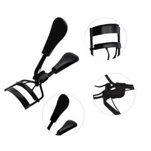 Recourbe-cils en acier inoxydable coloré, portable, à marque privée, pour des cils bouclés longue durée, avec peigne – Vente en gros - Product Image 1