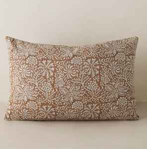 Indien fait à la main nouveau Design fleur bloc impression taie d'oreiller coton housse de canapé literie housses de coussin - Product Image 6