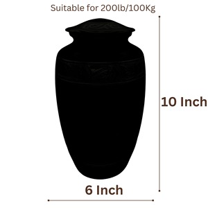โกศบรรจุอัฐิสำหรับผู้ใหญ่ สไตล์อเมริกัน สีขาว ขนาด 200 คิวบิกอินช์ - Product Image 3