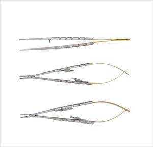 Juego de Microcirugía de Alta Calidad Premium, 4 Piezas, Herramientas Quirúrgicas Oftálmicas y Neuroplásticas, Certificación CE Clase I, Color Dorado - Product Image 6