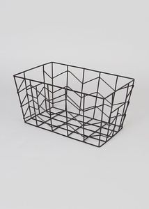 Panier de rangement pour pain et fruits, en métal de qualité supérieure, au design attrayant, couleur noire, revêtement poudré, à prix impressionnant. - Product Image 5