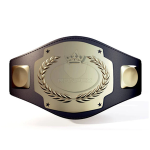 Ceinture de championnat d'arts martiaux souples en cuir et acier inoxydable sur mesure avec doublure en coton – Vente en gros - Product Image 2
