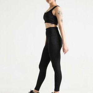 Conjuntos de Ropa Deportiva con Logotipo Personalizado 2026, Leggings de Gimnasio, Ropa Deportiva Activa, Conjunto de Yoga de 2 Piezas para Mujer - Product Image 2