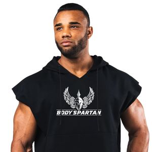 Haut de sport sans manches noir pour homme – Gilet d'entraînement léger, coupe athlétique, idéal pour la gym, le fitness, le sport et le streetwear - Product Image 2