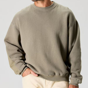 Sudadera Personalizada para Hombre, Cuello Redondo, Estilo Casual Urbano, para Compradores de Ropa al por Mayor y al Detal - Product Image 5