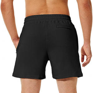 Shorts décontractés amples en coton neufs pour hommes, personnalisables avec logo, pour la gym, vente en gros directe usine - Product Image 3