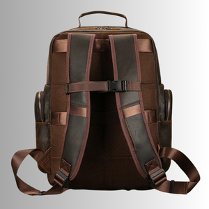 Sac à dos unisexe en cuir PU, sac de sport détachable, fermeture à glissière, étanche, multifonctionnel, grande capacité 36-56L - Product Image 5