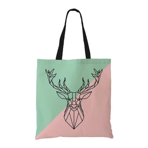 Eco Friendly Cotton Canvas <b>Medium</b> Size Shoulder Strap Carry Tote Women Reusable Fabric Structure Fruit Storage Shopping <b>Bag</b> - Product Image 2