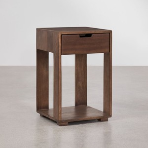 Mesita de noche Vandana Nova Hexa Square 35x35 cm en madera Leduc - Product Image 4