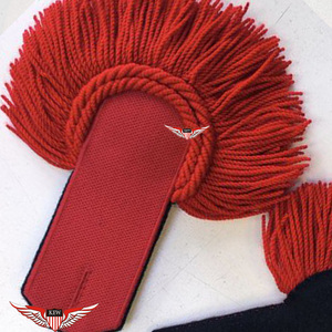 Épaulette d'épaule écologique vintage brodée personnalisable en tissu durable, accessoire d'uniforme pour défilés et cérémonies - Product Image 3