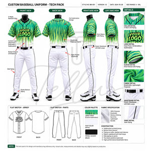 Nouveau design 2026 – Uniformes de baseball et softball de qualité supérieure fabriqués au Pakistan – Créez vos propres uniformes – Vente en gros - Product Image 6