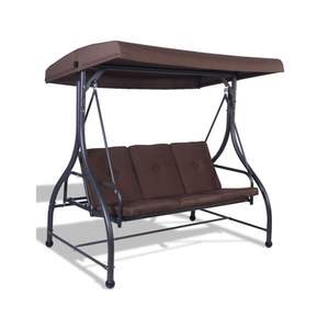 Convertible 3-Seat <b>Swing</b> Hammock <b>Bed</b> Patio <b>Swings</b> for Outdoor Relaxation - Product Image 2
