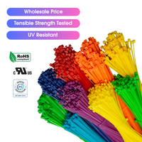 Alta calidad UV negro anti-llama autoblocante Nylon 66 bridas para cables al por mayor-Correa Ziptie de 500mm 700mm para accesorios de bicicleta