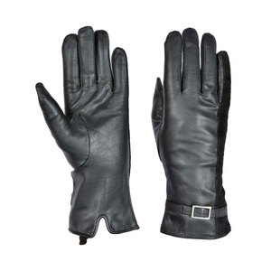 Guantes de Moda de Cuero Genuino Hechos a Medida, Venta al Por Mayor, Marca Privada, Guantes de Cuero de Dedo Completo para Unisex - Product Image 2