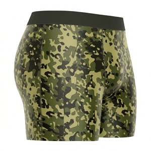 <b>Men's</b> Camouflage <b>Compression</b> <b>Shorts</b> Mid Waist Elastic Breathable Spandex Polyester <b>Short</b> <b>Shorts</b> Casual Style - Product Image 4