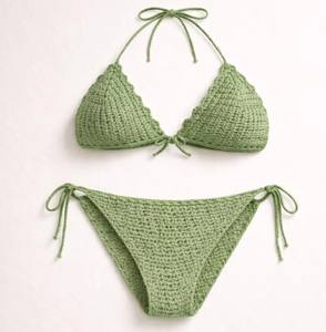 Modèle de bikini au crochet |   Bikini fait main : soutien-gorge et bas - Product Image 3