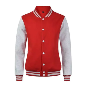 Veste bomber de baseball personnalisée OEM, streetwear, broderie, veste varsity pour homme, veste de baseball - Product Image 5