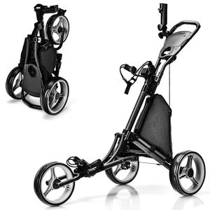 Carrello da Golf Pieghevole a 3 Ruote con Borsa Portaoggetti e Tabellone Segnapunti - Categoria Prodotto: Carrelli da Golf - Product Image 3