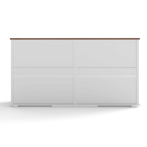 Grande Gabbia Doppia per Cani con 2 Cassetti Divisori e Porta Scorrevole, Cuccia in Legno Resistente all'Acqua per Uso Interno - Product Image 2