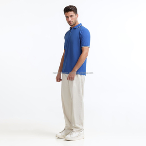 Nardon Apparel Mens Polo Shirts Casual Fashion T-Shirts <b>Short</b> <b>Sleeve</b> <b>Button</b> <b>Up</b> Golf Shirts Tops with Pocket - Product Image 4