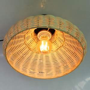 Pantalla de Lámpara Colgante de Bambú y Ratán para Uso Interior Ambiental, Venta al por Mayor, Fabricada por KingCraftViet - Product Image 1