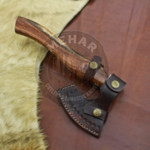 Hacha de Damasco de Diseño Único, Bajo MOQ, Ligera, de Acero de Damasco, Fabricada con Calidad - Product Image 5