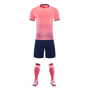 Ensembles de maillots de football unisexes personnalisés de qualité supérieure, respirants et à séchage rapide, à manches courtes, pour l'entraînement des adultes - Product Image 4
