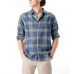 Camisa de Franela Transpirable para Hombre, Estilo Casual, con Botones, Manga Larga, para Trabajo, Oficina, Viajes y Fines de Semana, Venta Directa de Fábrica - Product Image 3