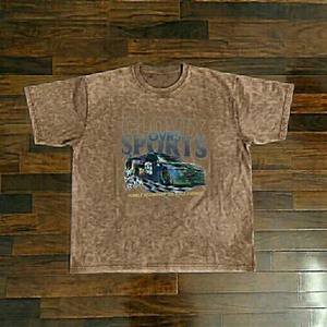 T-shirt personnalisé avec logo de marque, effet délavé, coupe et couture professionnelles, impression sérigraphique de haute qualité, unisexe, streetwear vintage - Product Image 3