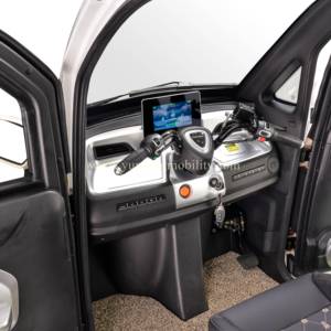 <span class=keywords><strong>Scooter</strong></span> de mobilité fermé - L2e certifié EEC COC, mini voiture <span class=keywords><strong>électrique</strong></span> à cabine, <span class=keywords><strong>3</strong></span> <span class=keywords><strong>roues</strong></span> pour adultes ou jeunes hommes <span class=keywords><strong>sans</strong></span> <span class=keywords><strong>permis</strong></span> de conduire - Product Image 5