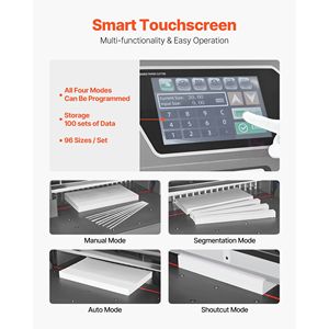 Taglierina Elettrica per Carta di Grandi Dimensioni, Larghezza di Taglio 26 Pollici, Spessore di Taglio 3,94 Pollici, Taglierina Idraulica in Metallo - Product Image 3
