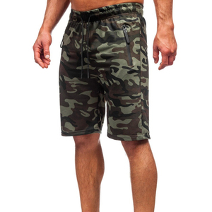 Shorts de sport pour homme coupe ajustée, taille haute, avec cordon de serrage, style jogger, respirants, écologiques, haute qualité, personnalisables - Product Image 2