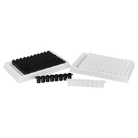 Micro-plaques immuno-biochimiques détachables JET BIOFIL 96 puits, blanches/noires, bandes de 8/12 puits, non stériles, pour analyses de luminescence