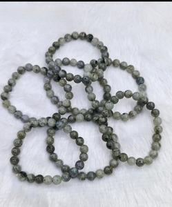 Bracelet en labradorite naturelle, 8 mm, coupe diamant, perles de pierre de cristal, guérison Reiki, couleur verte, prix compétitif, vente flash - Product Image 1