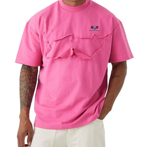 Camiseta de hombre de diseño moderno, de secado rápido, 100% algodón, estampada, de corte holgado y cómodo, talla grande. - Product Image 1