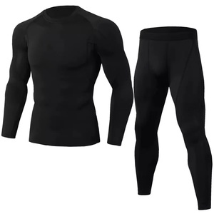 Fabricant de vêtements de sport extensibles haute performance – Ensemble thermique de fitness en maille gaufrée de qualité supérieure pour la gym - Product Image 3