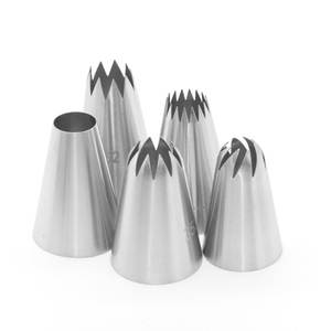 Outils et fournitures de pâtisserie personnalisés en acier inoxydable résistant à la chaleur, douilles à pâtisserie pour la décoration de gâteaux, crème et pâtisseries - Product Image 4