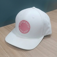 Gorra de Béisbol Personalizada de 6 Paneles con Bordado Plano, Visera Curva, Cierre Ajustable, Marca Privada, Fabricante OEM ODM, MOQ Bajo