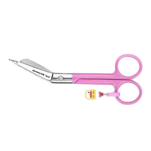 Ciseaux chirurgicaux roses manuels pour soins infirmiers, certifiés CE, en acier inoxydable médical personnalisé - Product Image 4