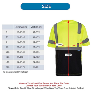 เสื้อยืดเพื่อความปลอดภัยแบบสั่งทำและขายส่งที่เป็นมิตรกับสิ่งแวดล้อม ผลิตจากโพลีเอสเตอร์ 100% พร้อมอุปกรณ์และชุดป้องกันเพื่อความปลอดภัย - Product Image 5