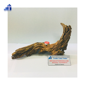 Ensemble de 3 bougeoirs en bois flotté naturel, faits à la main, style rustique, pour la décoration de la maison, fabriqués au Vietnam - Product Image 6