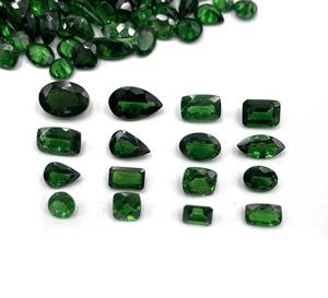 Lot de pierres précieuses en grenat tsavorite naturel, formes variées, taillées, 3-6 mm, certifiées IGI, pour la fabrication de bijoux - Product Image 3