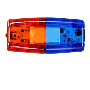 Feu de signalisation LED étanche IP65 à porter sur l'épaule, autonomie de 25h, rechargeable, balise stroboscopique pour la sécurité routière - Product Image 1