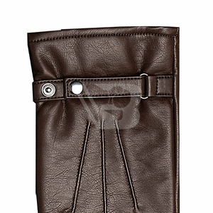 ถุงมือหนังแท้แฟชั่นผู้ชายแบบเรียบง่ายสำหรับฤดูหนาว อุ่นหนา เหมาะสำหรับการเดินทางกลางแจ้งและงานปาร์ตี้ ขายดี ผลิตในปากีสถาน - Product Image 4