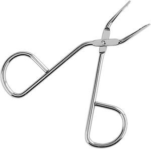Pince à épiler en acier inoxydable, pince à épiler en forme de ciseaux, pince à épiler à pointe plate pour hommes et femmes (argent) - Product Image 5