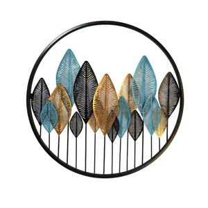 Arte de Pared Metálico de Gran Calidad en Oferta, Acabado Dorado, Diseño Circular Colgante Moderno, Decoración Ecológica para el Hogar, Sala de Estar, Oficina - Product Image 4