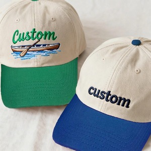 Casquettes de baseball personnalisées avec logo OEM ODM, fabricant vietnamien, 6 panneaux, coton, deux tons, broderie réglable, haute qualité, unisexe - Product Image 5