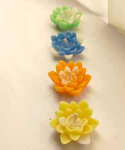 Velas Decorativas de Parafina Hechas a Mano para Aromaterapia, Regalos para Festivales, Regalos Corporativos, Precio al por Mayor, Velas Flotantes con Flores - Product Image 2